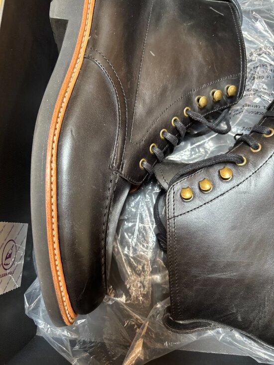 J.Crew Mens Kenton Pacer Leather Boots Black Size 10 main image 6